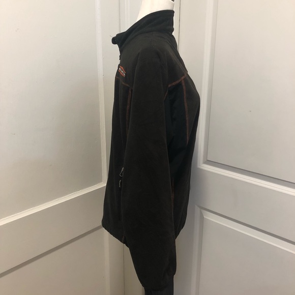Harley Davidson motorcycle mens fleece jacket size medium - Picture 4 of 7